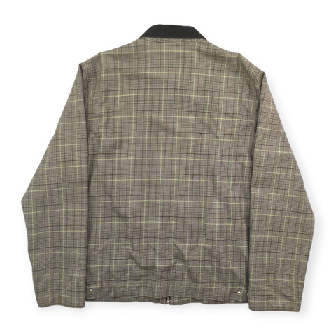 Carhartt WIP Detroit Bomber Checkered Jacket Grey Men's Medium