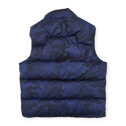 Polo Ralph Lauren Gorham Down Puffer Camo Gilet Jacket Blue Men's Large