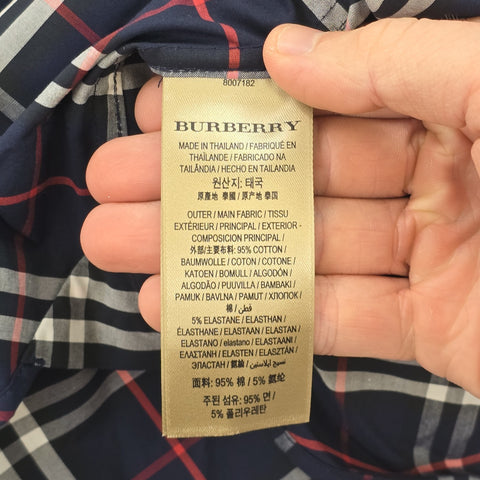 Burberry London Nova Check Short Sleeve Shirt Men's XL