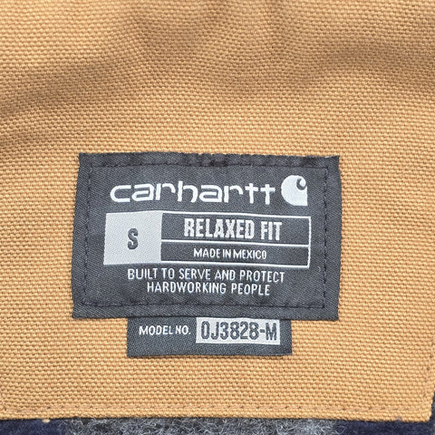 Carhartt Detroit Workwear Blanket Lined Jacket Brown Men's Small