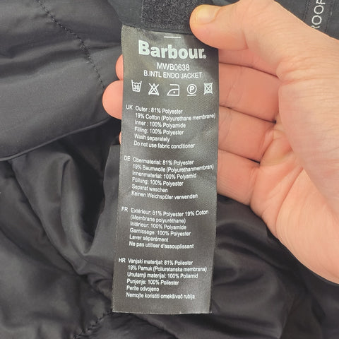 Barbour International Bentley Endo Jacket Black Men's Medium