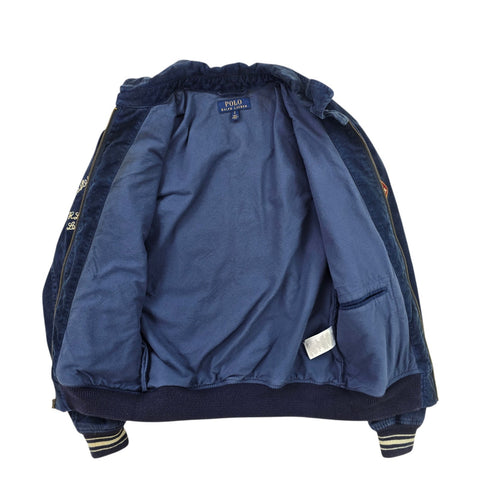 Polo Ralph Lauren Spartans Varsity Corduroy Jacket Blue Men's Small
