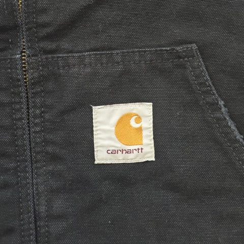 Carhartt WIP Active Bomber Jacket Hooded Black Men's Large