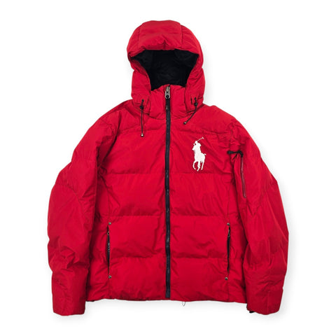 Polo Ralph Lauren Big Pony Tyrol Down Puffer Jacket Red Men's Large