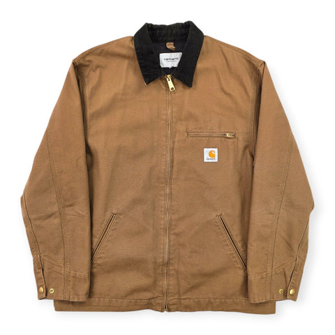 Carhartt WIP Detroit Mesh Lined Jacket Brown Men's XXL
