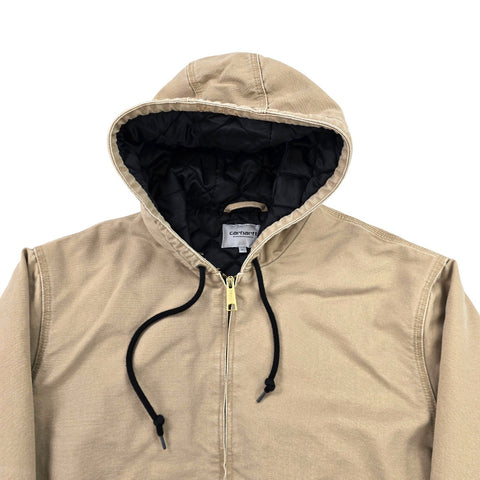 Carhartt WIP Active Quilt Lined Jacket Brown Men's Large