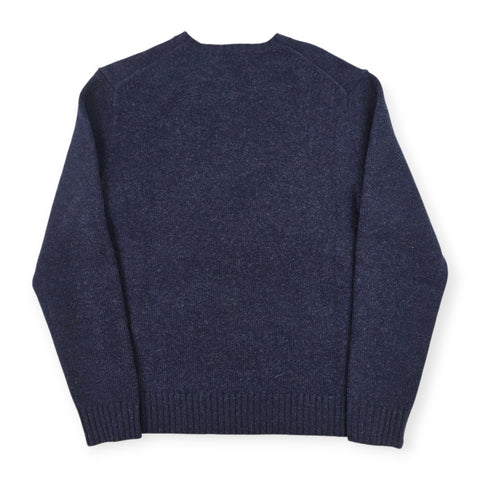 Polo Ralph Lauren USA Flag Bear Knitted Jumper Blue Men's Medium