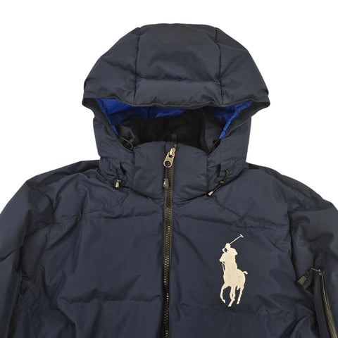 Polo Ralph Lauren Big Pony Tyrol Down Puffer Jacket Blue Men's XXL
