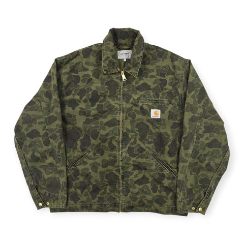 Carhartt WIP Detroit Duck Camo Bomber Jacket Men's XL