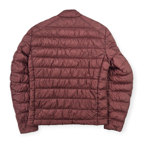 Belstaff Halewood Down Puffer Jacket Purple Men's Size 46 IT
