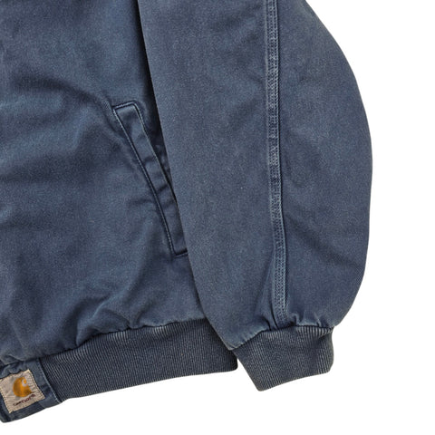 Carhartt WIP OG Santa Fe Dyed Bomber Jacket Blue Men's Large