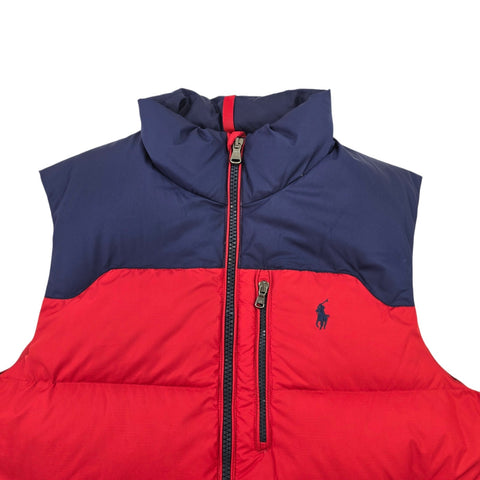 Polo Ralph Lauren Gorham Down Puffer Colourblock Gilet Jacket Men's Medium