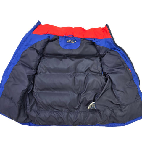Polo Ralph Lauren RL/150 Down Puffer Gilet Jacket Blue Men's Small