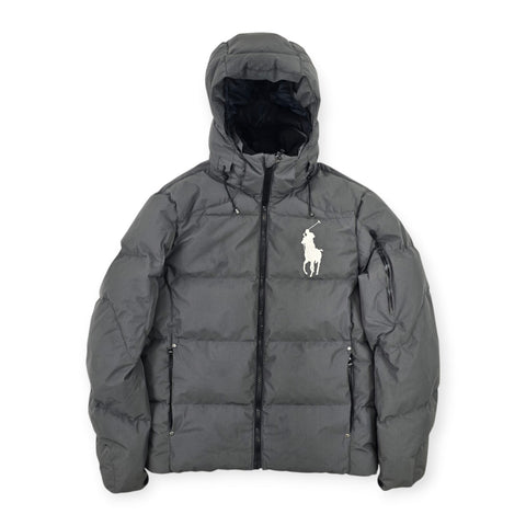 Polo Ralph Lauren Big Pony Tyrol Down Puffer Jacket Grey Men's Medium