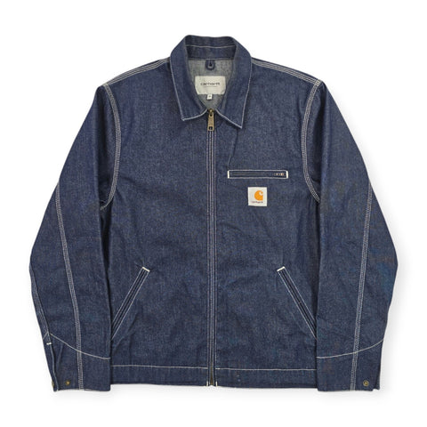 Carhartt WIP Detroit Denim Bomber Jacket Blue Men's Medium