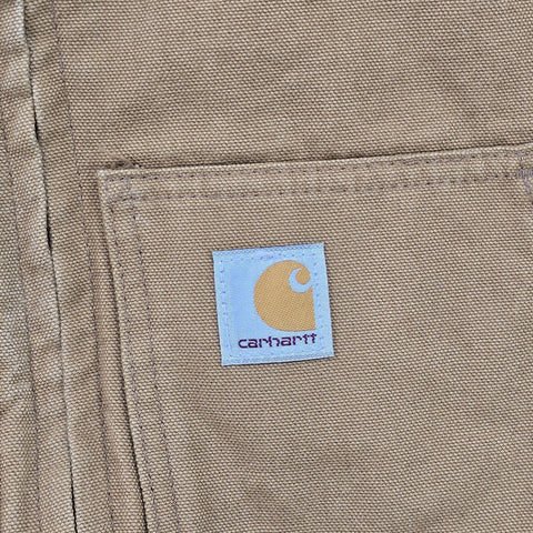 Carhartt Active Y2K Workwear Quilt Lined Jacket Brown Men's XL