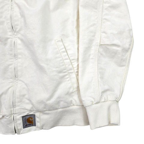 Carhartt WIP Santa Fe Bomber Jacket Cream Men's Medium