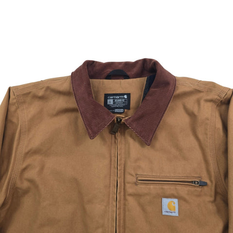 Carhartt Detroit Workwear Blanket Lined Jacket Brown Men's Large