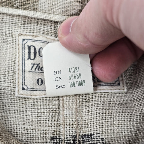 RRL Ralph Lauren Oakham Print Aztec Linen Chore Jacket Men's XXL