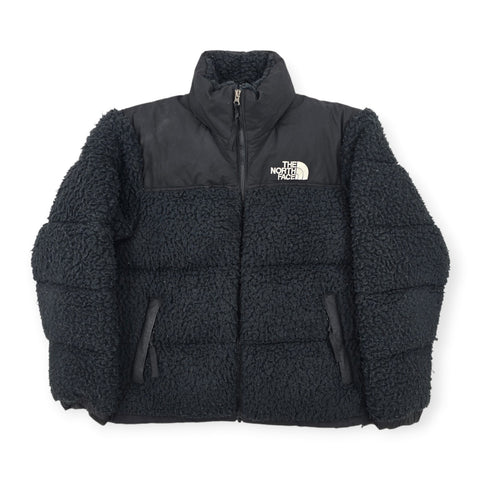 The North Face Nuptse High Pile Sherpa Down Puffer Jacket Black Men's Small