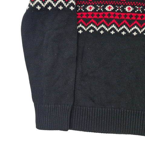 Polo Ralph Lauren Reindeer Nordic Fair Isle Christmas Jumper Men's Large