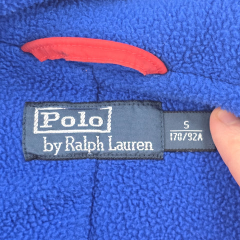 Polo Ralph Lauren Utility Cargo Fleece Lined Bomber Jacket Red Men's Small