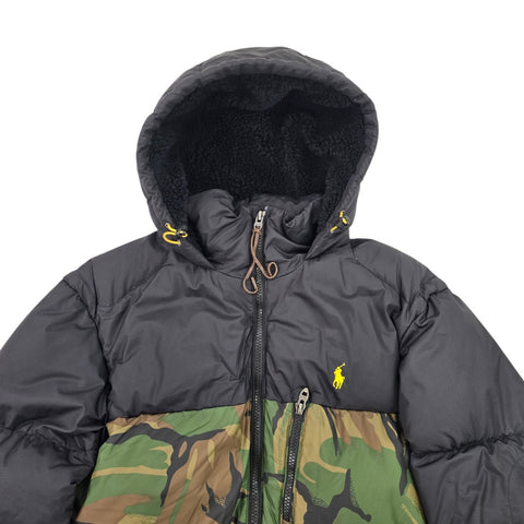 Polo Ralph Lauren 750 Sherpa Camouflage Down Puffer Jacket Men's Small