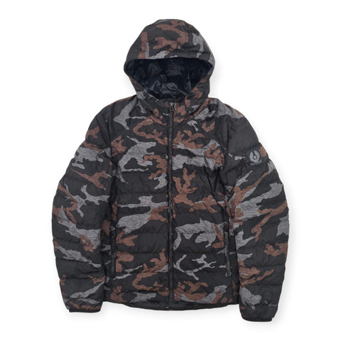 Belstaff Redenhall Down Puffer Camouflage Jacket Men's Medium