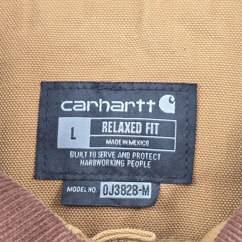 Carhartt Detroit Workwear Blanket Lined Jacket Brown Men's Large