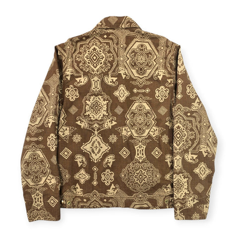 Carhartt WIP Detroit Bandana Pattern Jacket Brown Men's Small