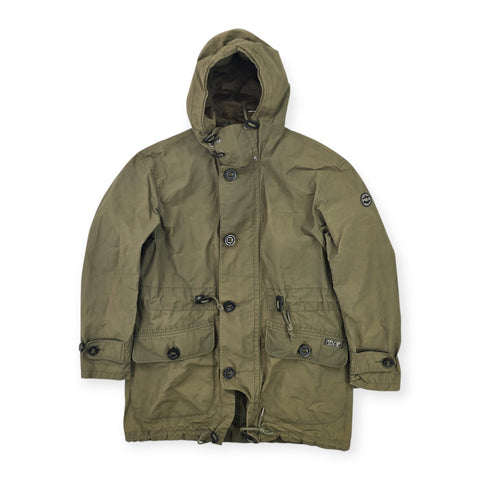 Polo Ralph Lauren Utility Canvas Parka Jacket Green Men's Medium