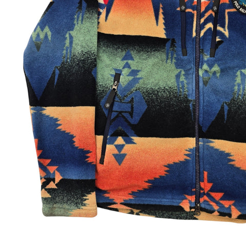 Polo Ralph Lauren Sportsmen Aztec Southwestern Fleece Jacket Men's Small