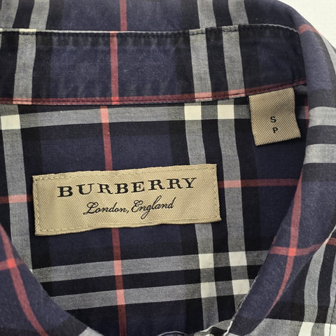 Burberry London Nova Check Short Sleeve Shirt Men's Small