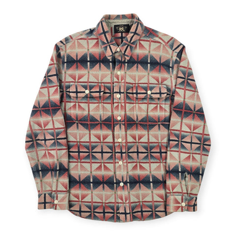 RRL Ralph Lauren Southwestern Navajo Aztec Overshirt Men's Medium