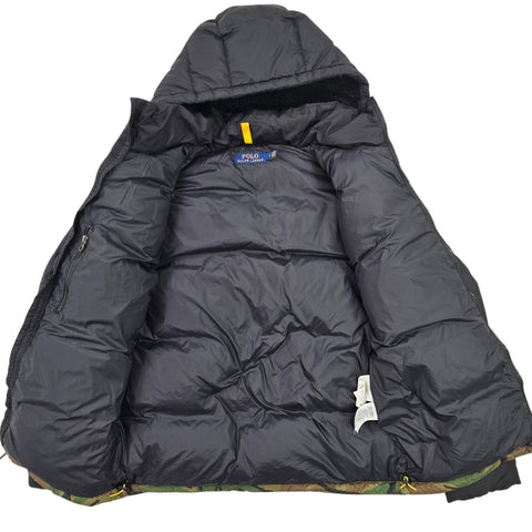 Polo Ralph Lauren 750 Sherpa Camouflage Down Puffer Jacket Men's Small
