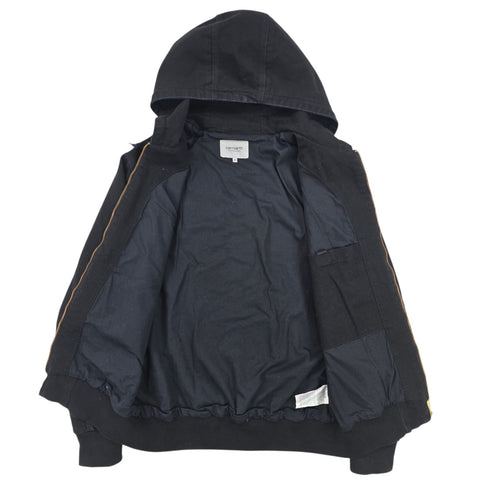 Carhartt WIP Active Bomber Jacket Hooded Black Men's Medium