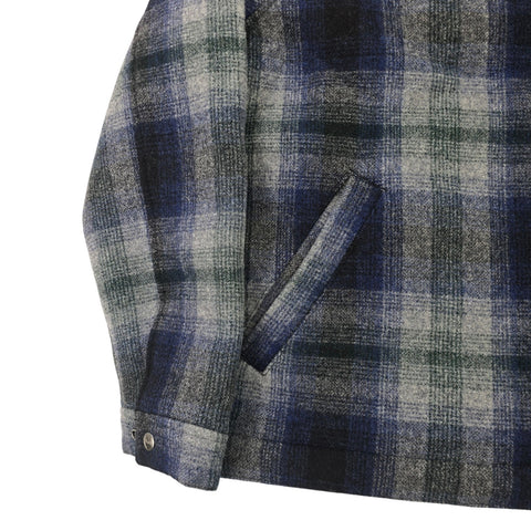 Carhartt WIP Vermont Detroit Checkered Quilt Lined Jacket Men's Large
