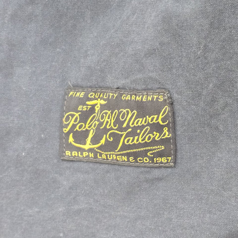 Polo Ralph Lauren Naval Double Breasted Peacoat Blue Men's Large