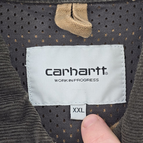 Carhartt WIP Detroit Mesh Lined Jacket Brown Men's XXL