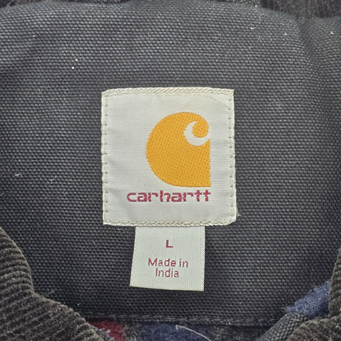 Carhartt Detroit Workwear Blanket Lined Jacket Black Men's Large