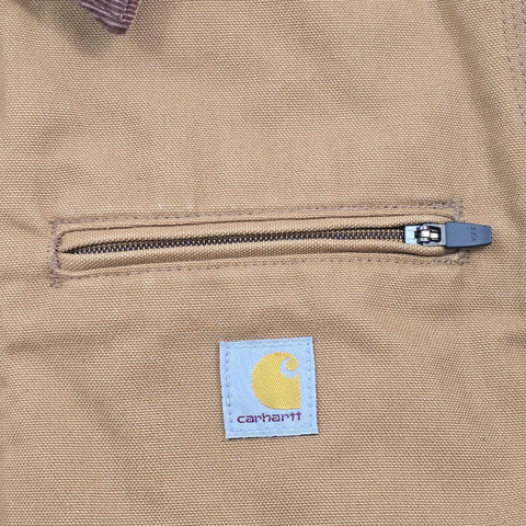 Carhartt Detroit Workwear Blanket Lined Jacket Brown Men's Large