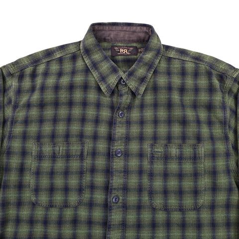 RRL Ralph Lauren Checkered Long Sleeve Shirt Men's XL