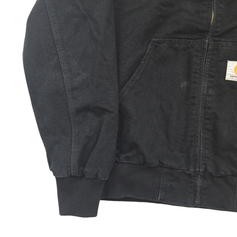 Carhartt WIP Active Bomber Jacket Hooded Black Men's Large