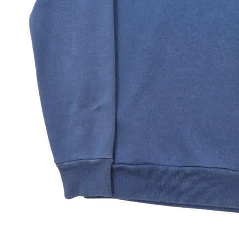 Burberry London Spellout Pullover Hoodie Blue Men's Medium