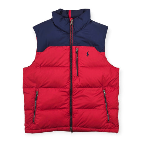 Polo Ralph Lauren Gorham Down Puffer Colourblock Gilet Jacket Men's Medium