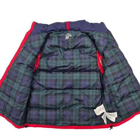 Polo Ralph Lauren Gorham Down Puffer Colourblock Gilet Jacket Men's Medium