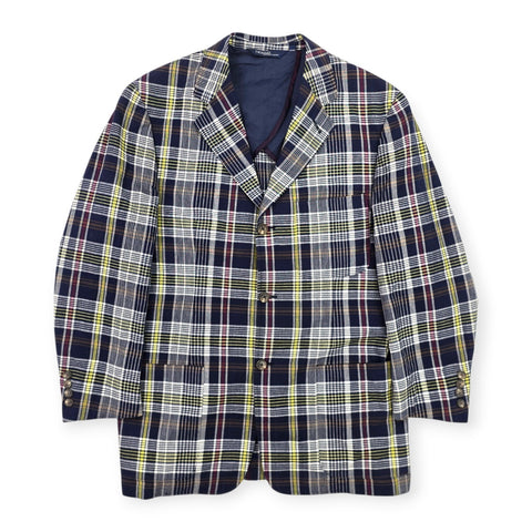 Polo Ralph Lauren Blazer Sportscoat Madras Blazer Jacket Men's Medium