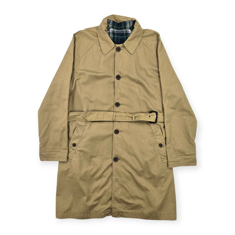 Polo Ralph Lauren Balmacaan Reversible Madras Trench Coat Men's XL