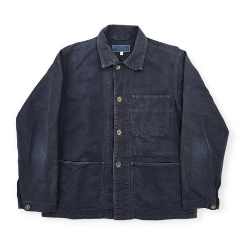 Engineereed Garments Workaday Utility Chore Jacket Navy Blue Men's Small
