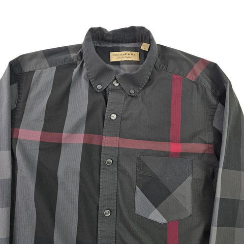 Burberry London Nova Check Long Sleeve Shirt Men's Medium